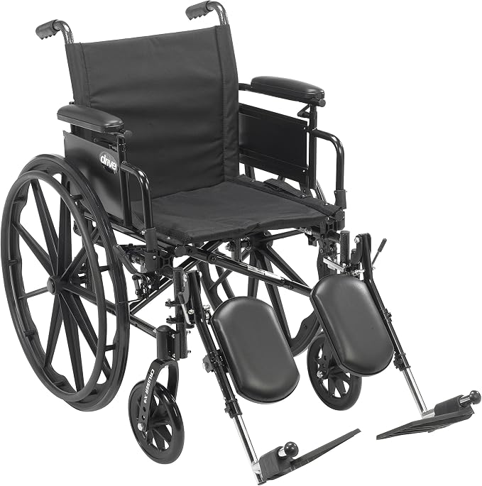 Drive Medical Cruiser X4 Lightweight Dual-Axle Wheelchair - Image 2